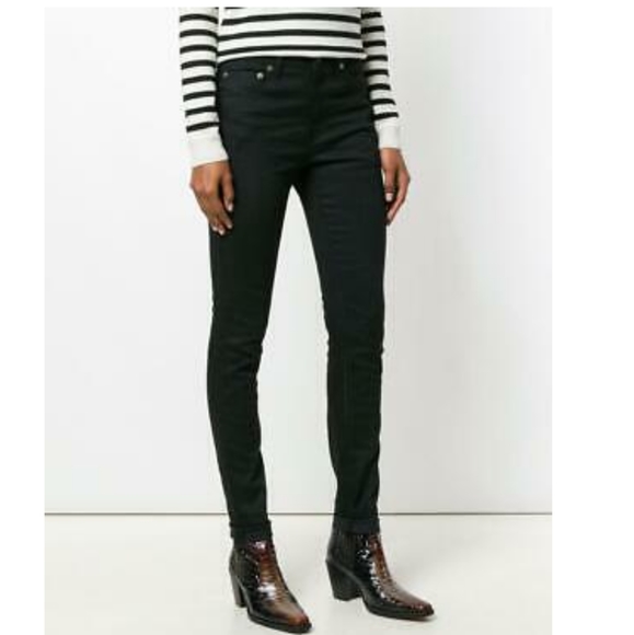 Yves Saint Laurent Denim - Saint Laurent Distressed Skinny Jeans